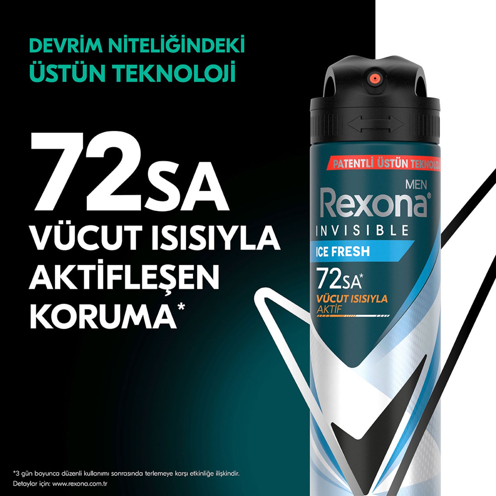 REXONA MEN DEO ICE FRESH 150 ML - Batman Sanal Market