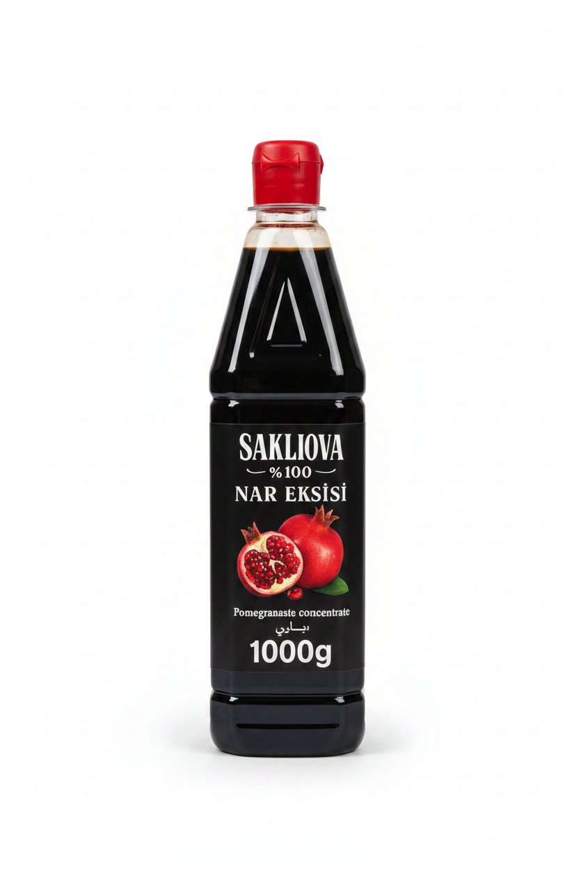 Saklıova %100 Nar Ekşisi 1000 Gr