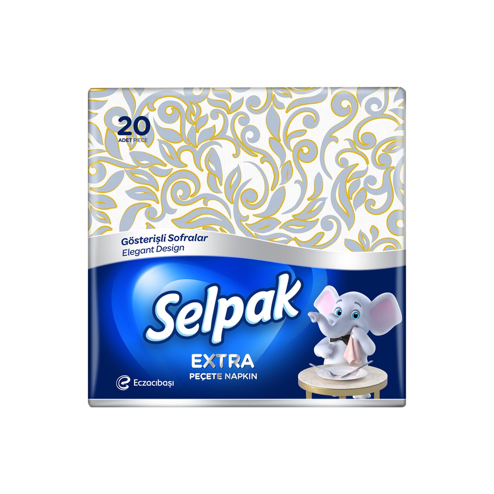 SELPAK Peçete Desenli Napkin (20 Adet) - Batman Sanal Market