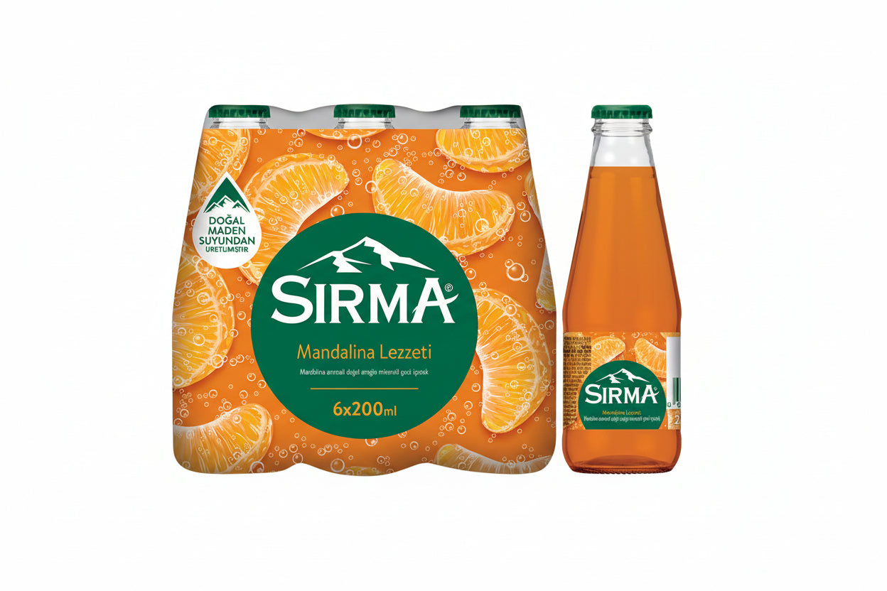 SIRMA MANDALINA SODA 6X200 ML - Batman Sanal Market