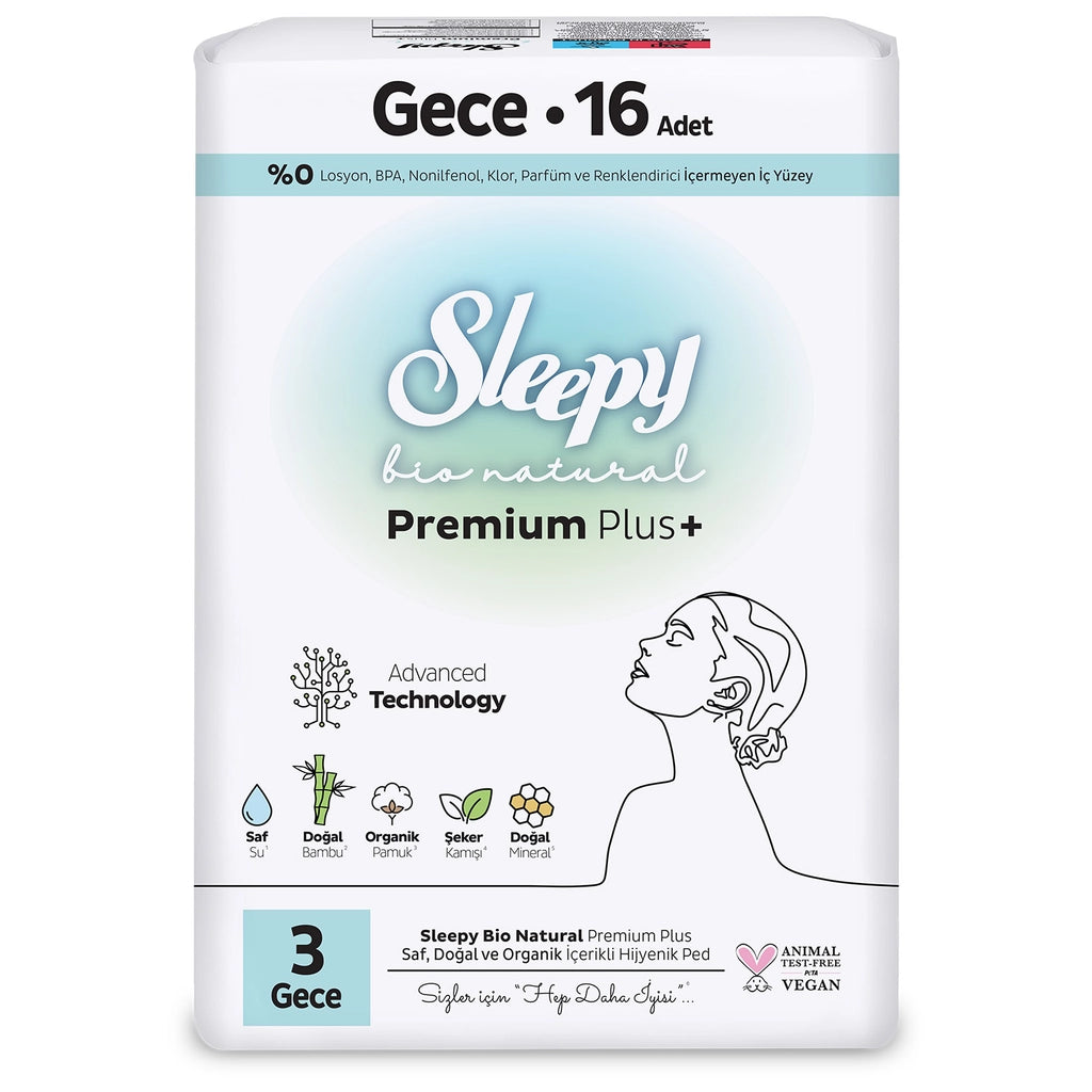 Sleepy Bio Natural Eko Gece Bebek Bezi No:3 (16 Adet) - Batman Sanal Market