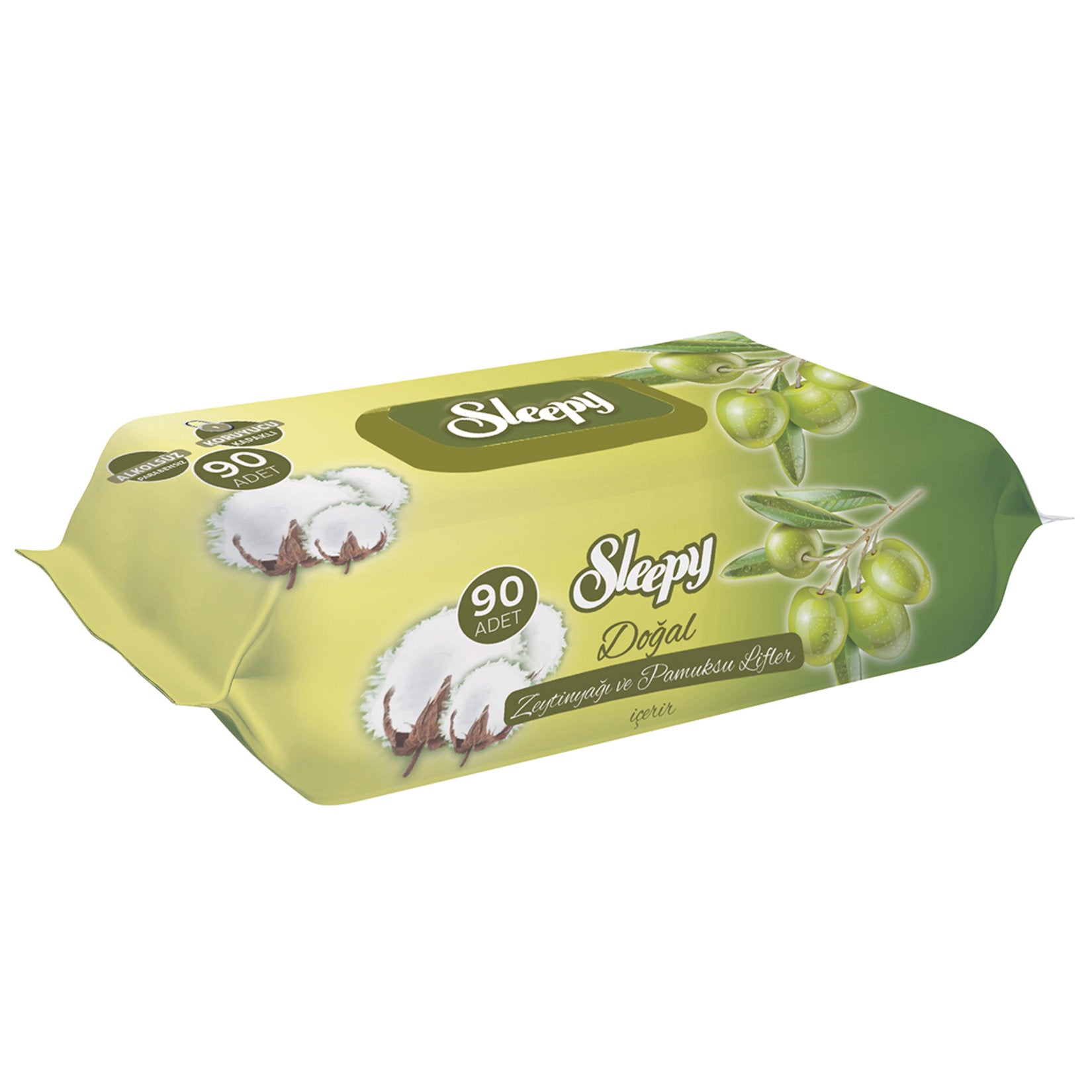 Sleepy Islak Havlu Zeytinyağlı (90'lı Paket) - Batman Sanal Market