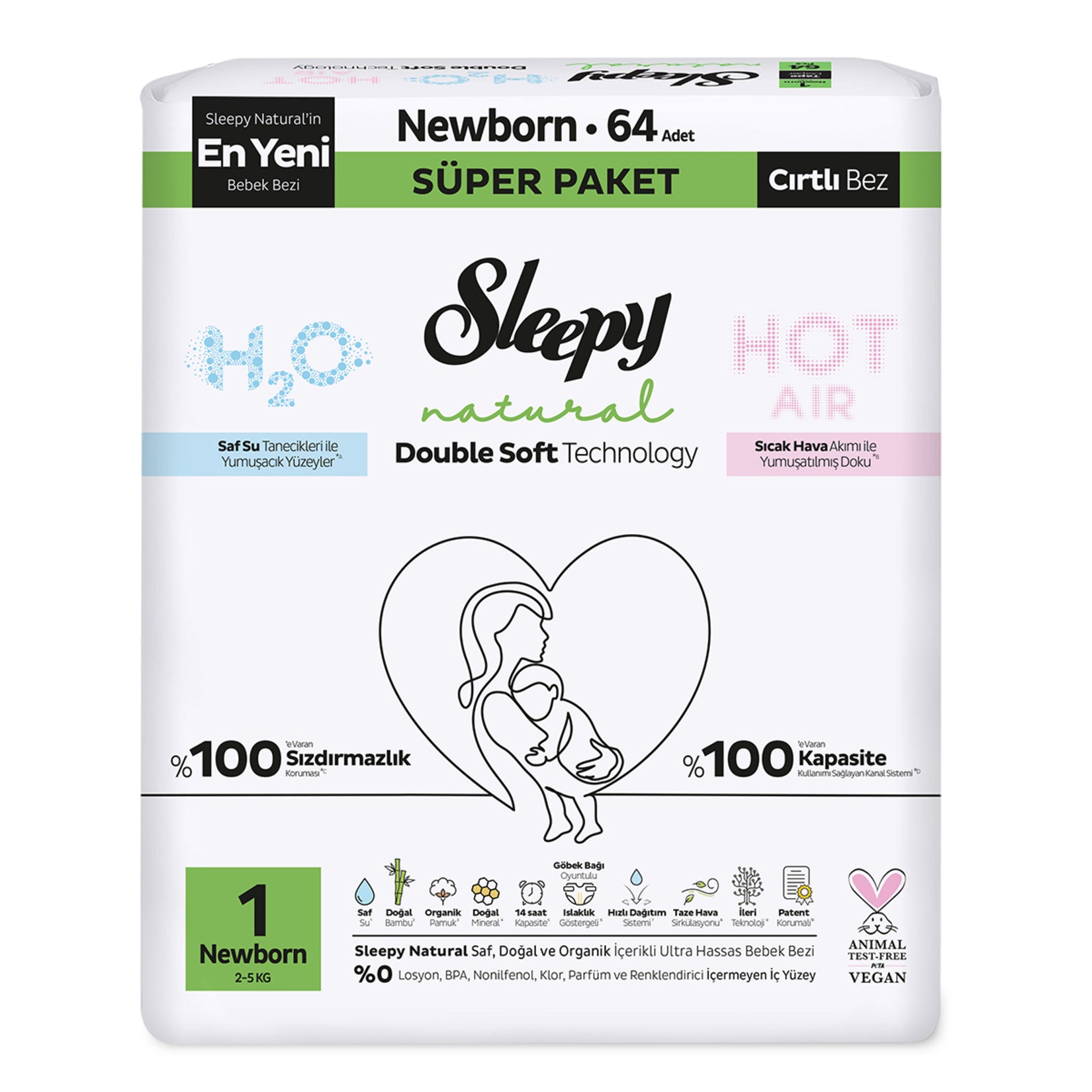 Sleepy Natural Double Soft-2 (64'lü) - Batman Sanal Market