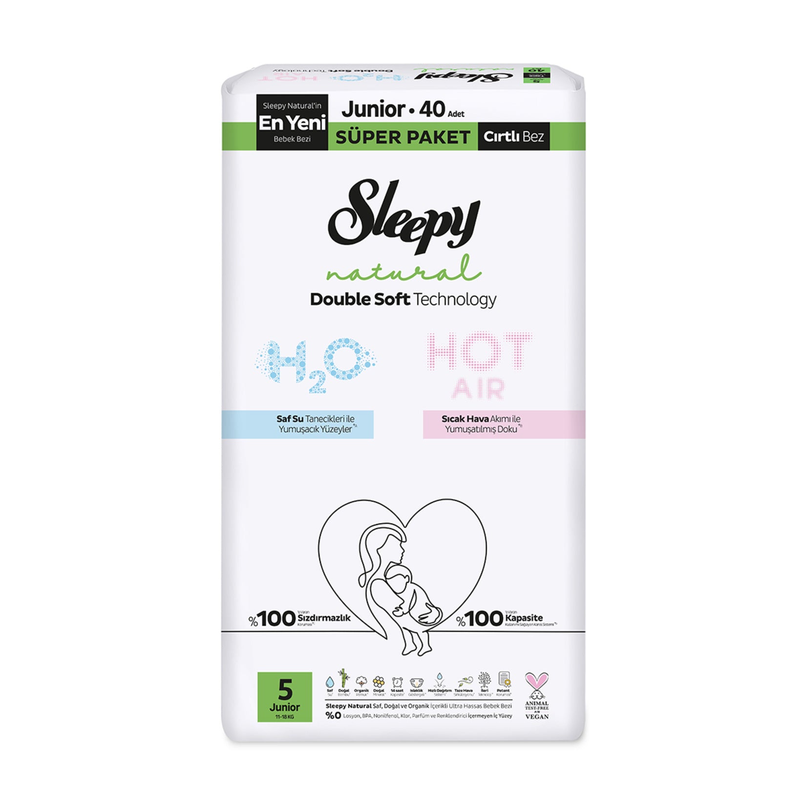 Sleepy Natural Double Soft-5 (40'lı) - Batman Sanal Market