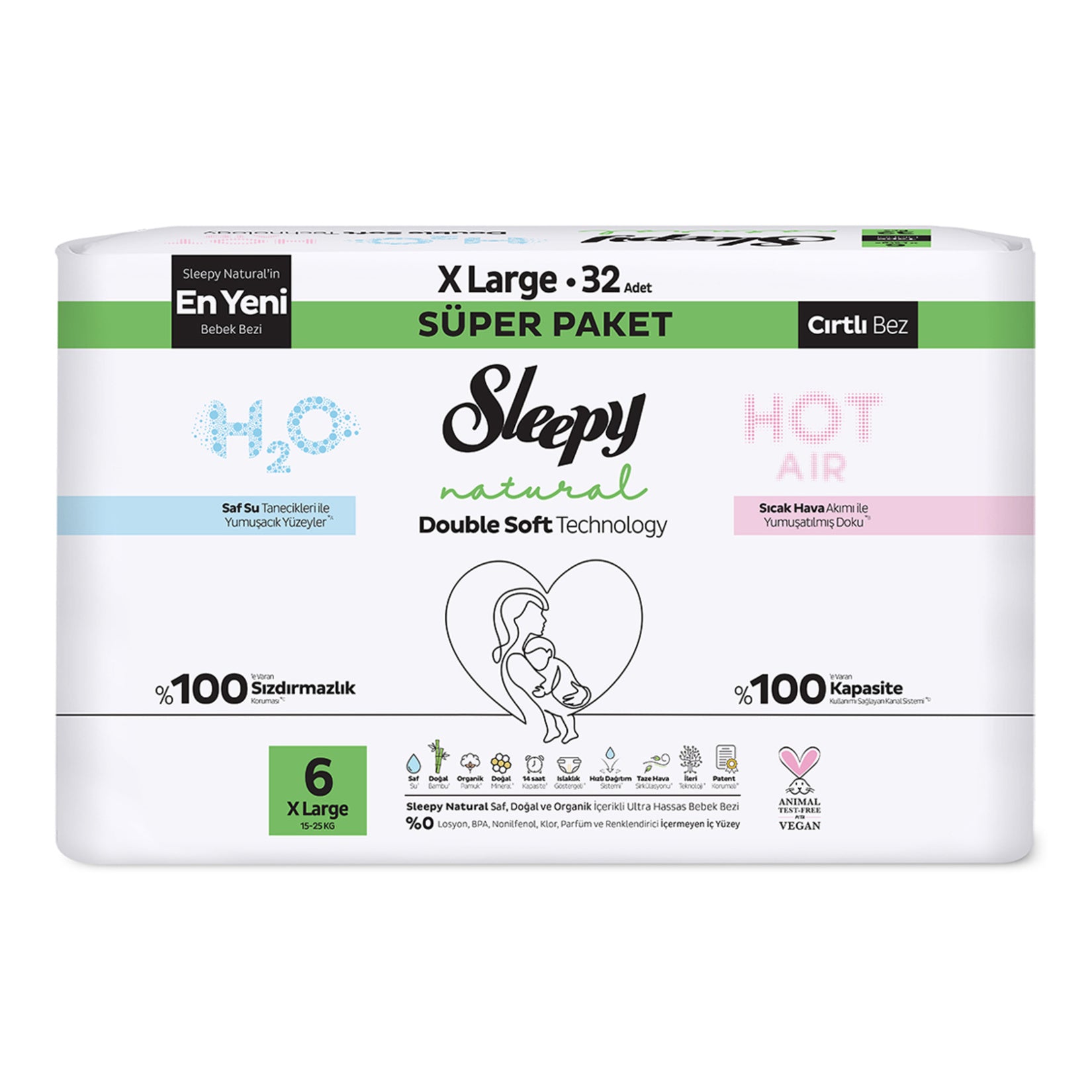 Sleepy Natural Double Soft-6 (32 Adet) - Batman Sanal Market