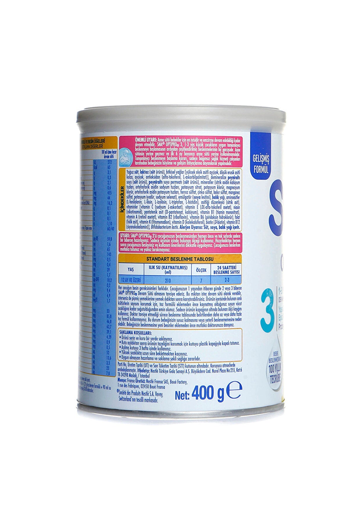 SMA OPTIPRO-3 400 GR - Batman Sanal Market