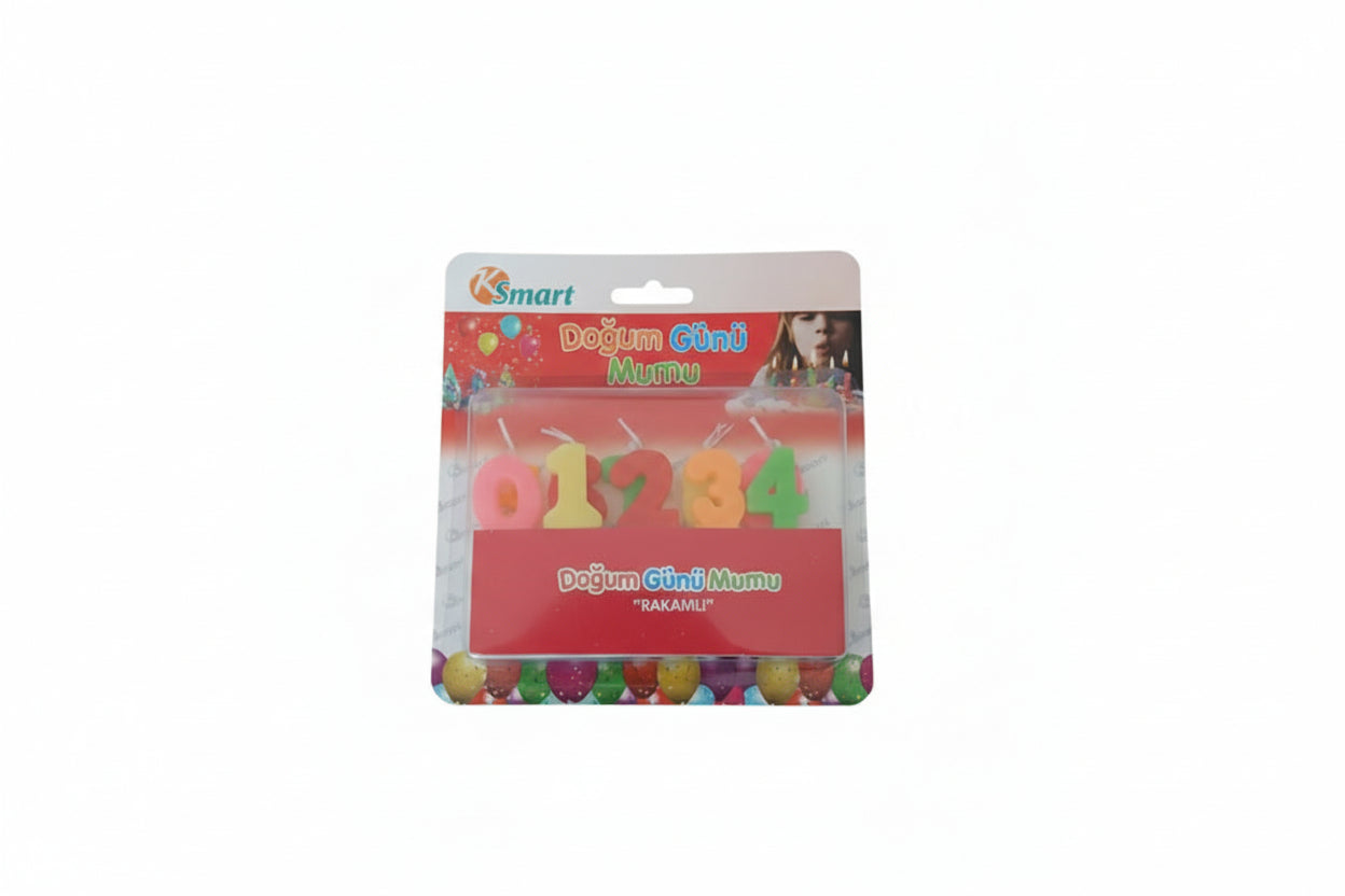 Smart Doğum Günü Mumu Rakamlı