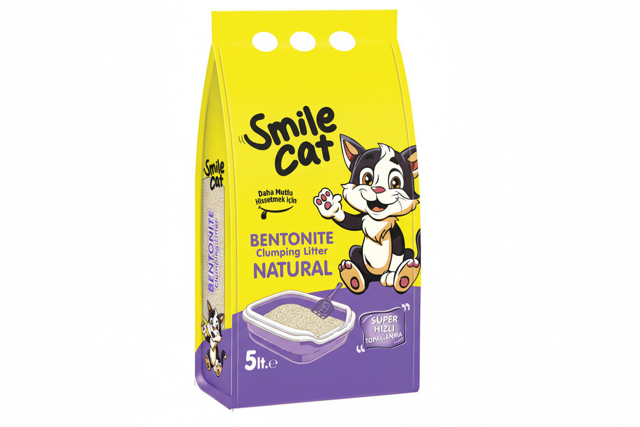 SMİLE Bentonit Kum Natural 5 LT - Batman Sanal Market