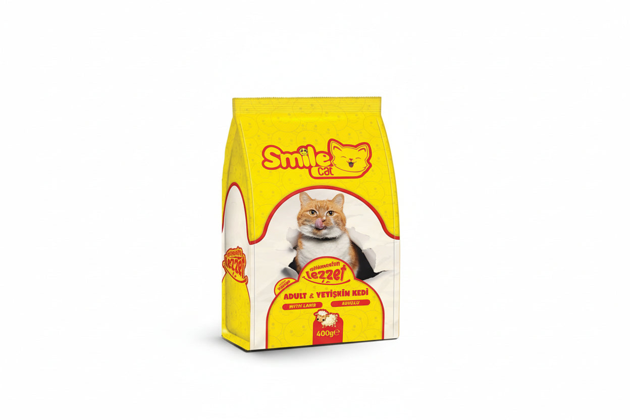 SMİLE Yetişkin Kedi Maması Kuzu Etli 400GR - Batman Sanal Market