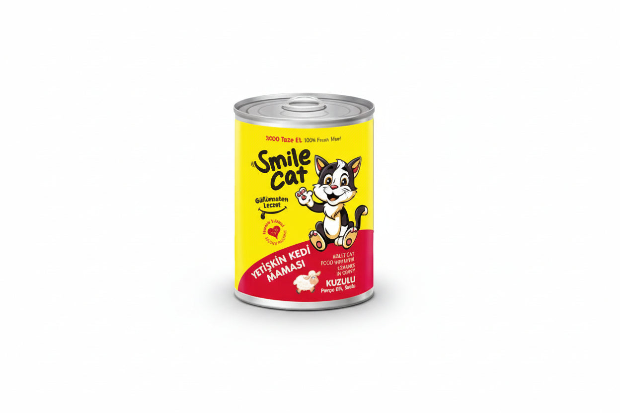 Smile Kedi Konserve Kuzu 400 Gr - Batman Sanal Market