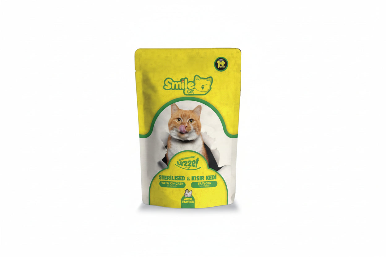 SMiLE Kısır Kedi Tavuklu Yaş Mama 100 Gr - Batman Sanal Market