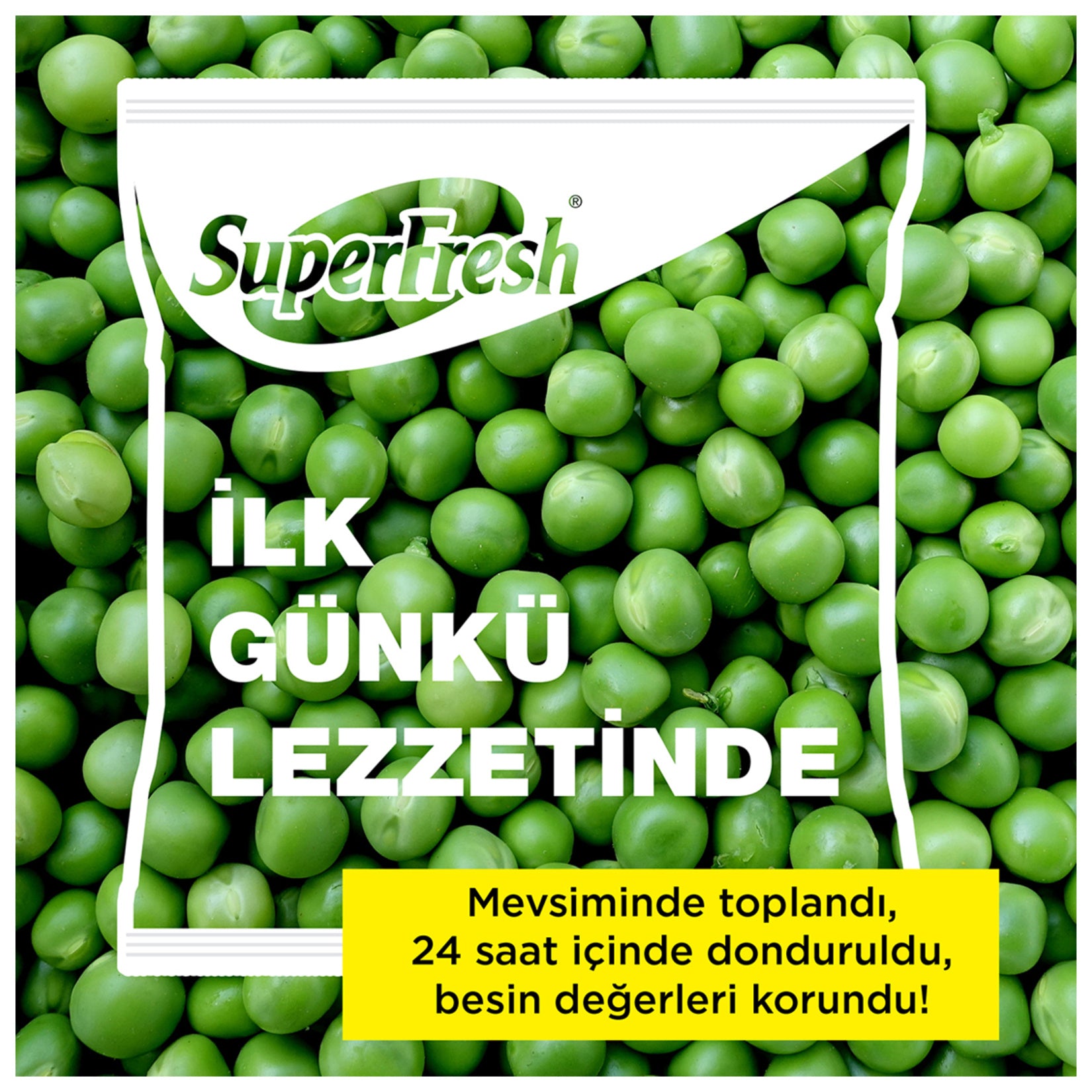 Superfresh Bezelye 450 Gr