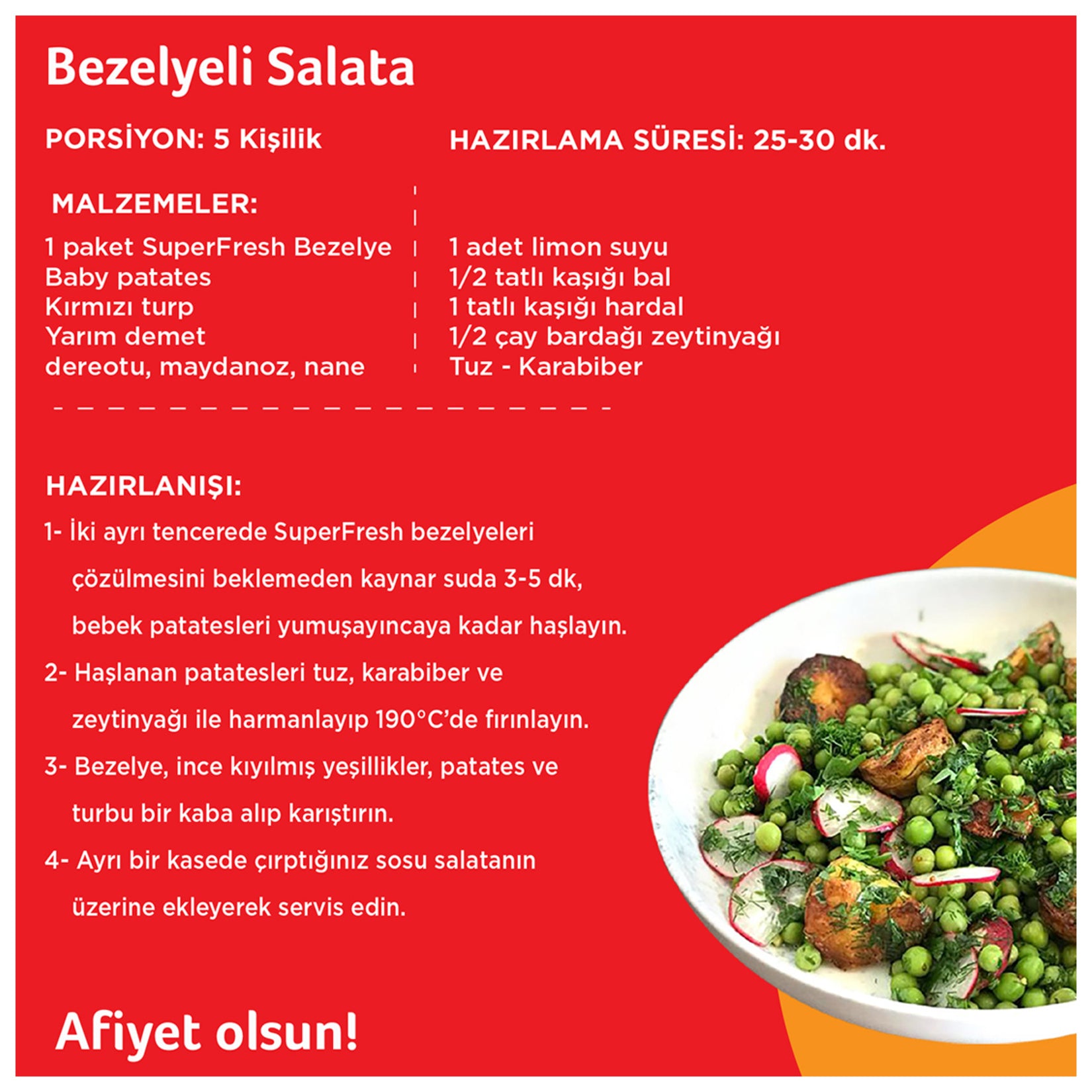SUPERFRESH Bezelye 450 Gr - Batman Sanal Market