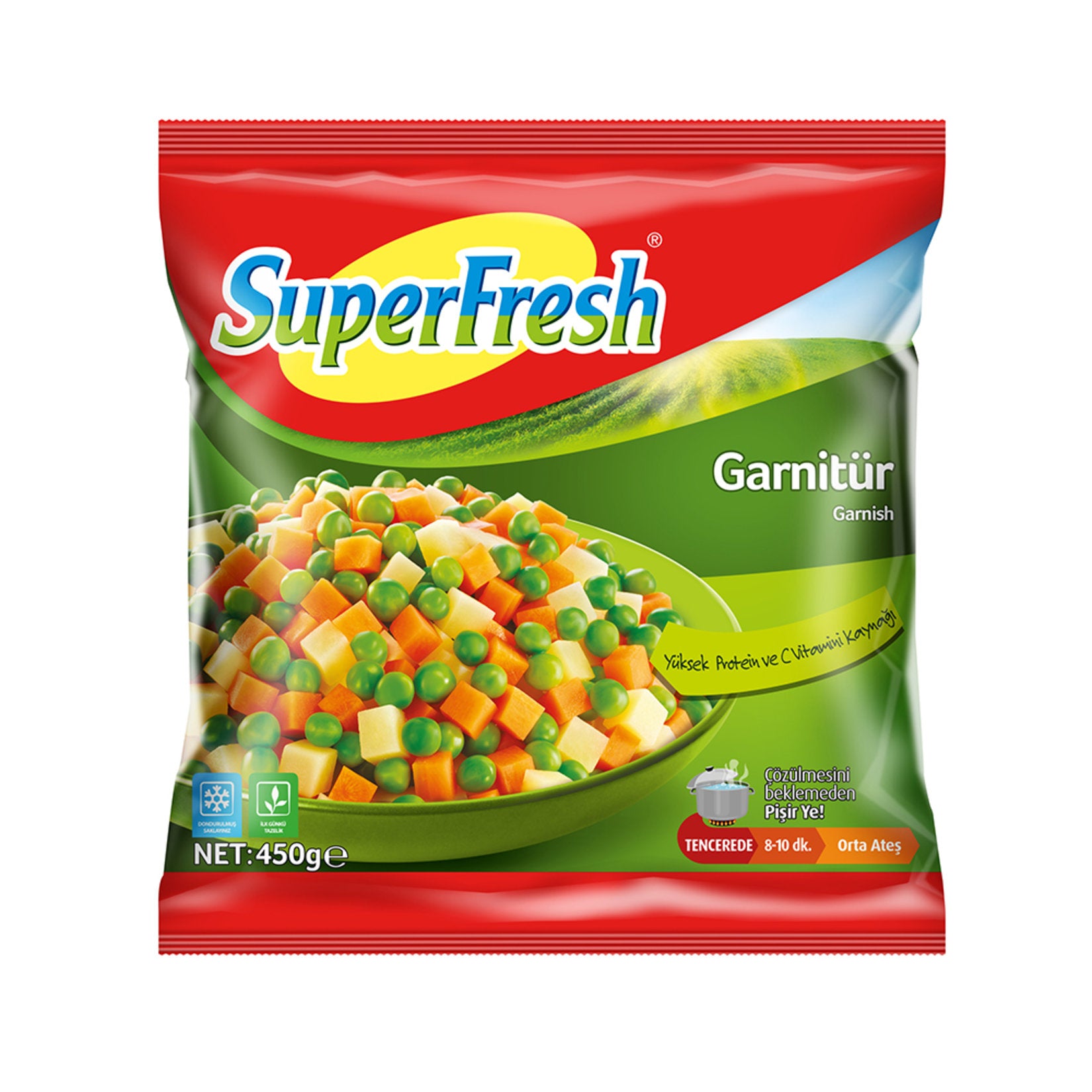 Superfresh Garnitür Patates 450 Gr