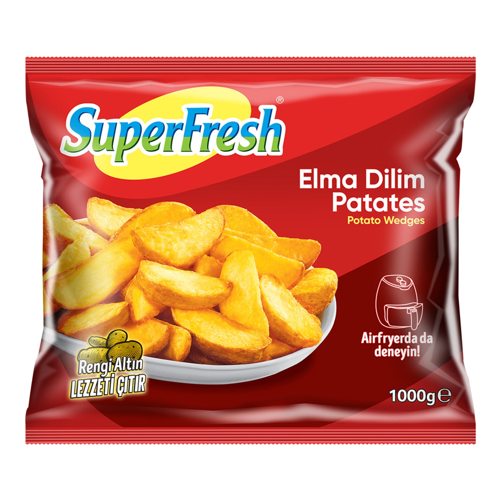 SUPERFRESH Patates Elma Dilim 1000 GR - Batman Sanal Market