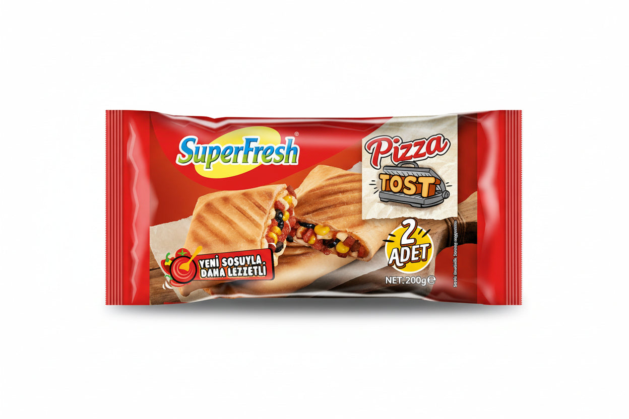 Superfresh Pizza Tost 2'li 200 Gr