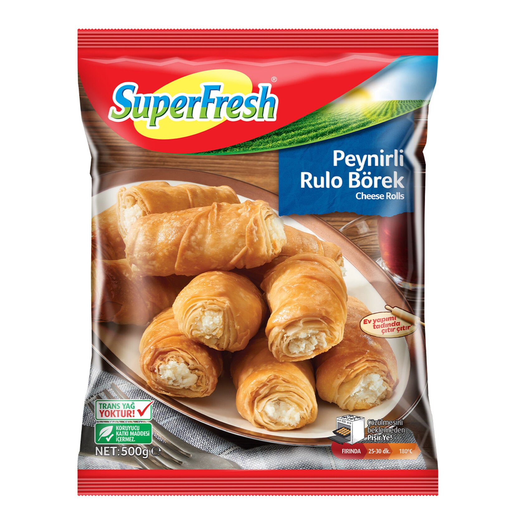 Superfresh Rulo Börek Peynirli 500 Gr