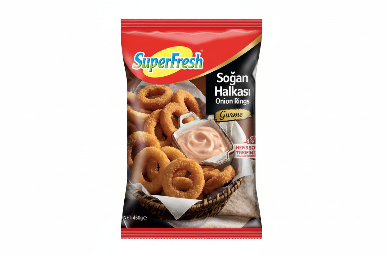 SUPERFRESH Soğan Halka Kroket 450 Gr - Batman Sanal Market