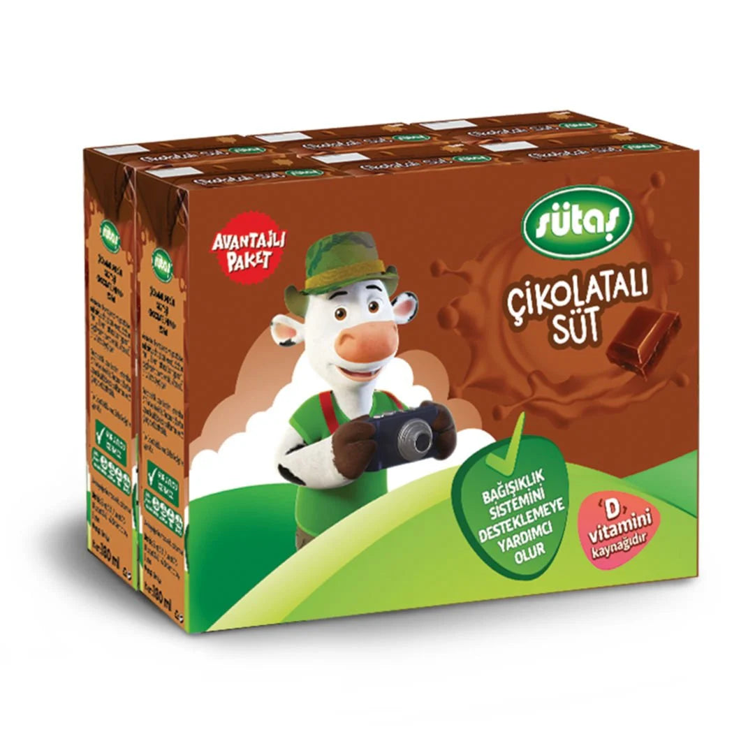 Sütaş Çikolatalı Süt 6X180 Ml - Batman Sanal Market