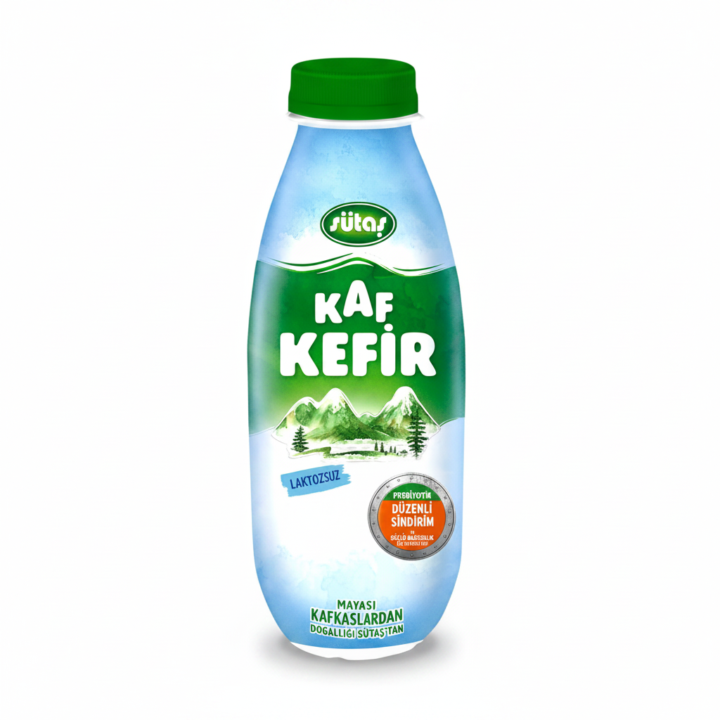 Sütaş Kaf Kefir Laktozsuz, Kafkas mayasıyla üretilen, laktozsuz ve fermente süt içeceğidir. Günlük tüketim için ideal bir kefir seçeneği Batman Sanal Market'te.