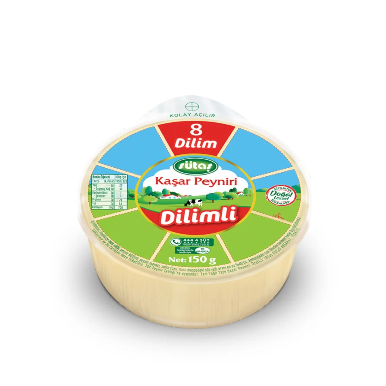 Sütaş Kaşar Peynir Dilimli 150 Gr - Batman Sanal Market