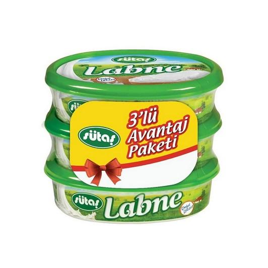 Sütaş Labne Peynir 3X180 Gr - Batman Sanal Market