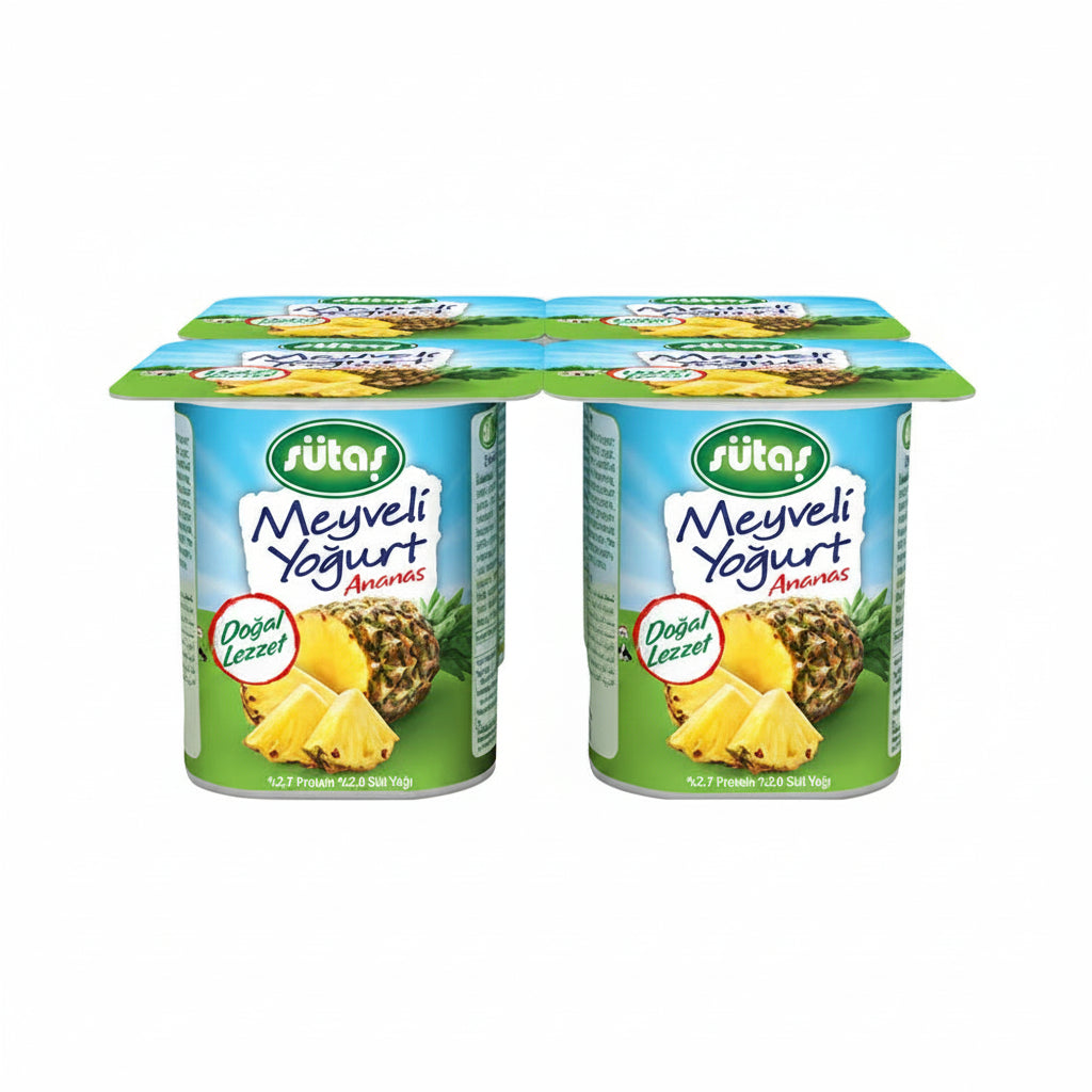 Sütaş Meyveli Ananaslı Yoğurt 115gr