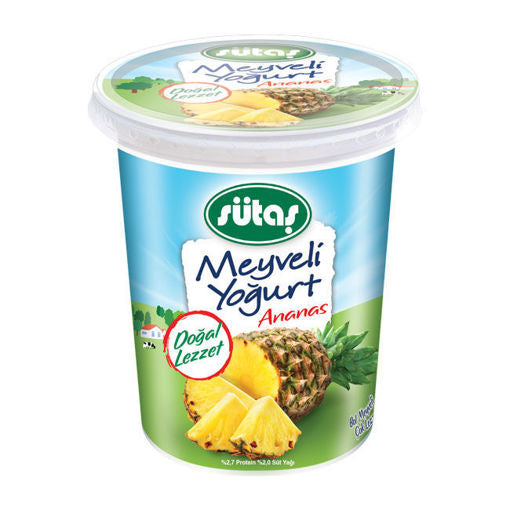 Sütaş Meyveli Yoğurt Ananas 475 Gr - Batman Sanal Market