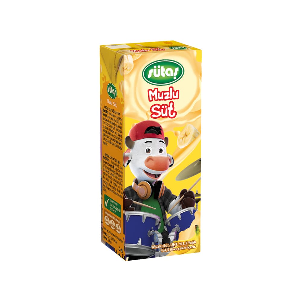 Sütaş Muzlu Süt 180 Ml - Batman Sanal Market