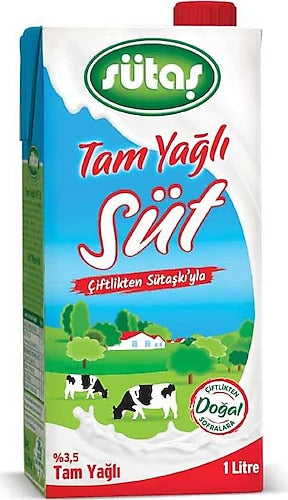 Sütaş Süt %3,5 Tam Yağlı 1 Lt - Batman Sanal Market