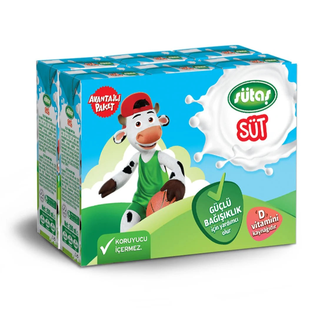 Sütaş Tam Yağlı Süt 180ml - Batman Sanal Market