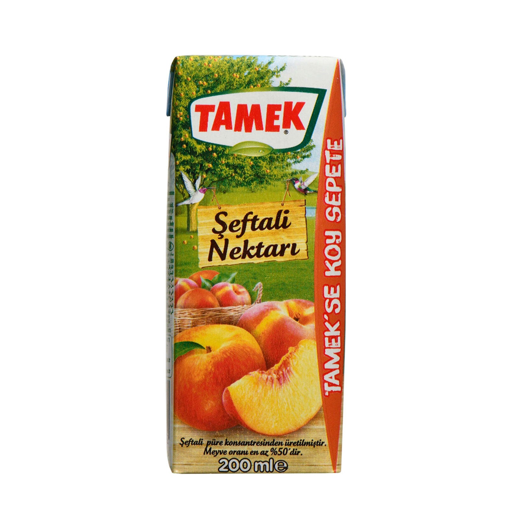 Tamek Şeftali Nektarı 200 Ml - Batman Sanal Market