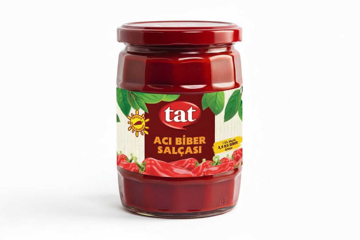 Tat Biber Salçası Acı 1450 Gr