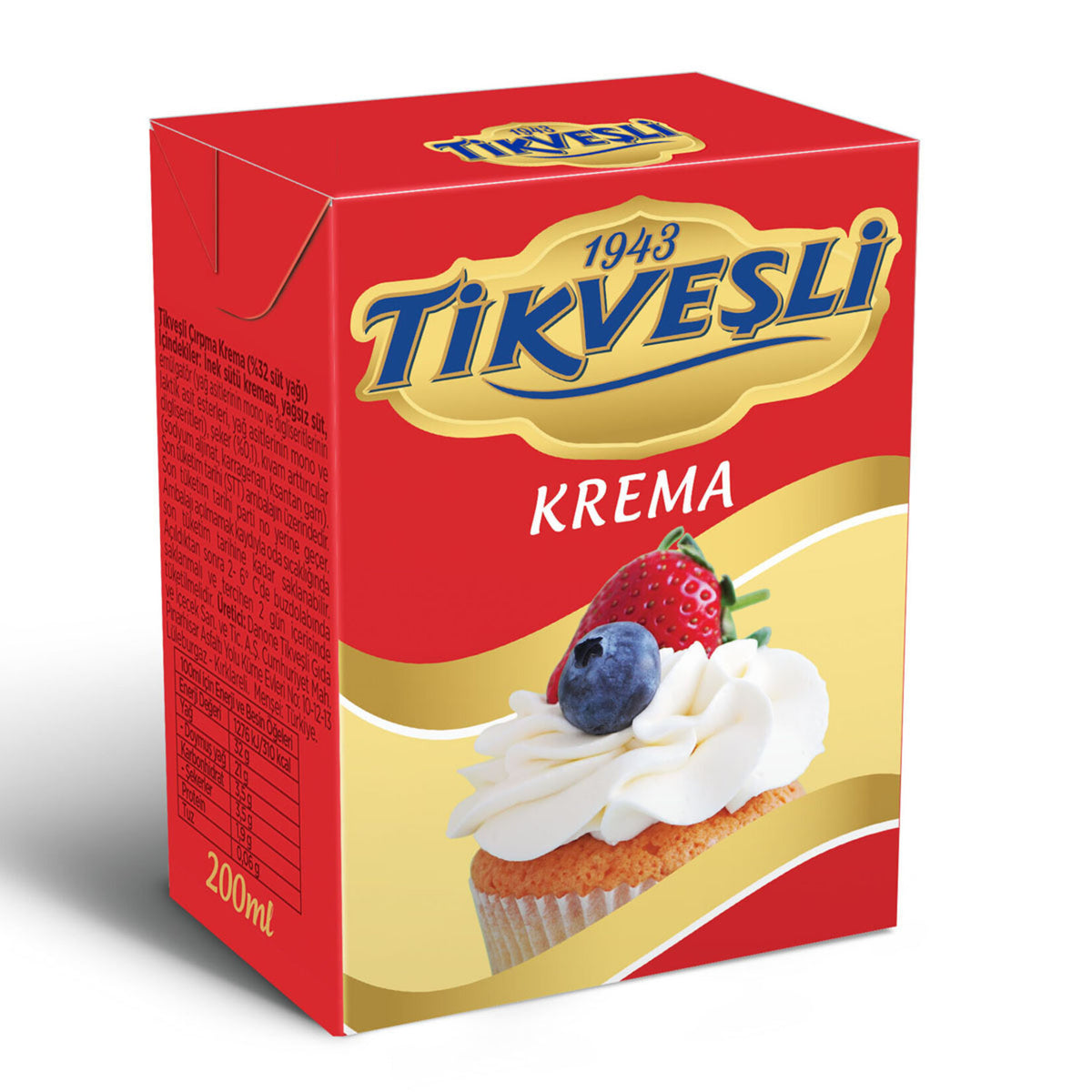 Tikveşli Krema 200ml - Batman Sanal Market