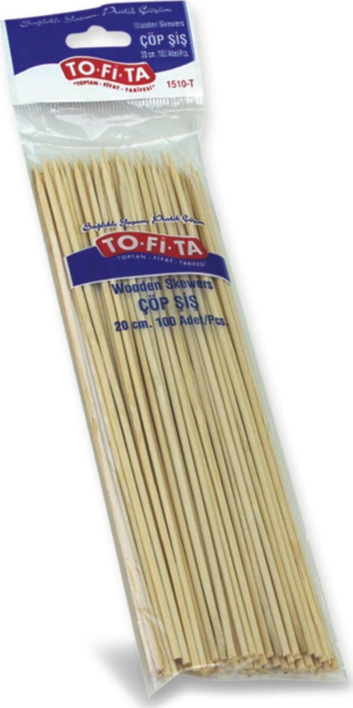 Tofita Çöp Şiş 20 Cm 100 Lü - Batman Sanal Market