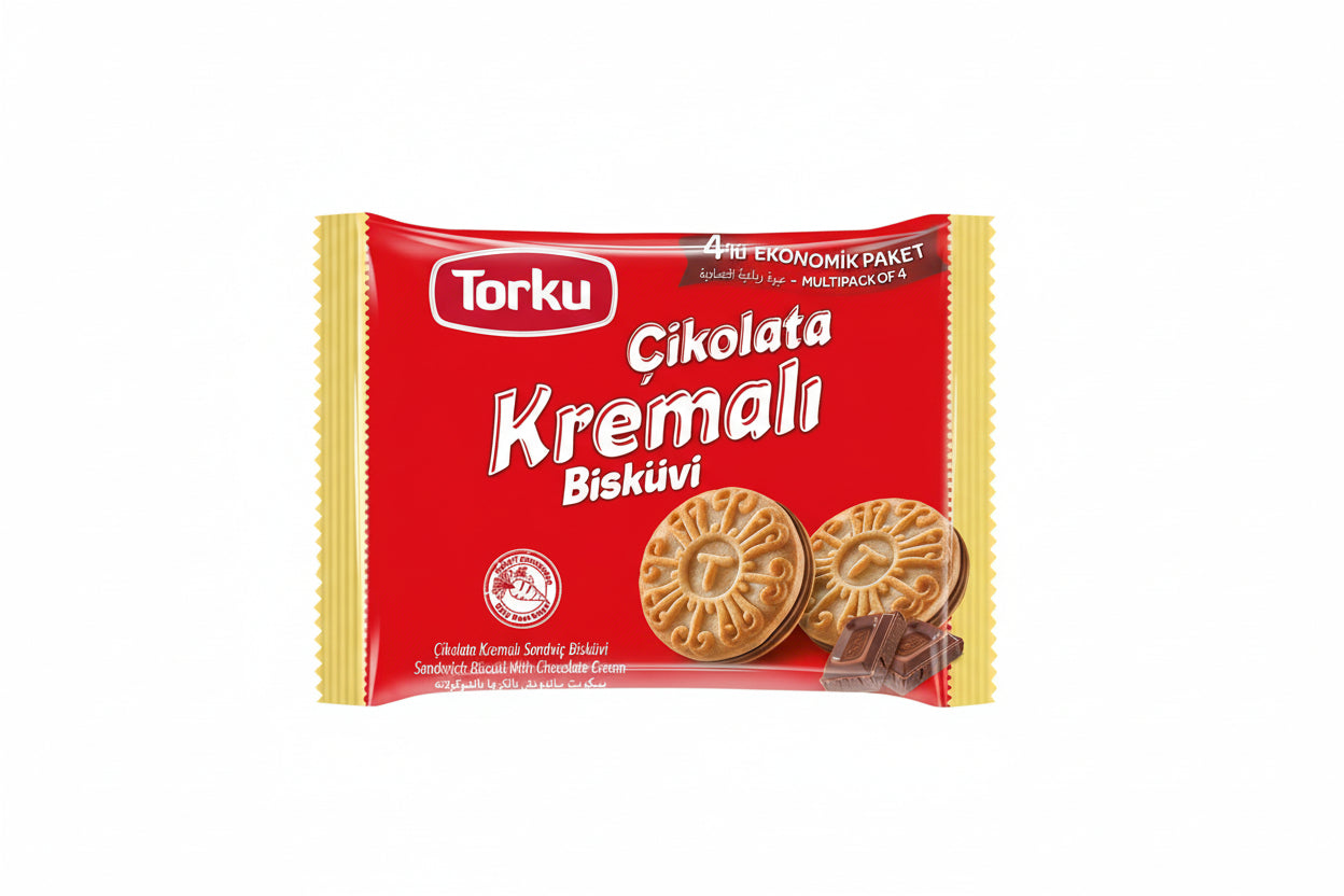 TORKU FAVORİMO ÇİKOLATALI KREMALI BİSKÜVİ 4X61 GR - Batman Sanal Market