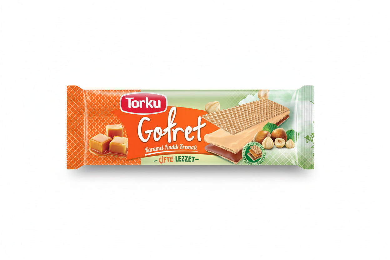 Torku Gofret Fındıklı Karameli 160 Gr