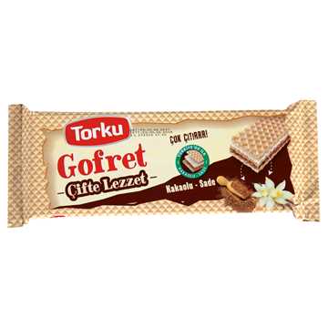 TORKU GOFRET KAKAOLU VANİLYALI 142 GR - Batman Sanal Market