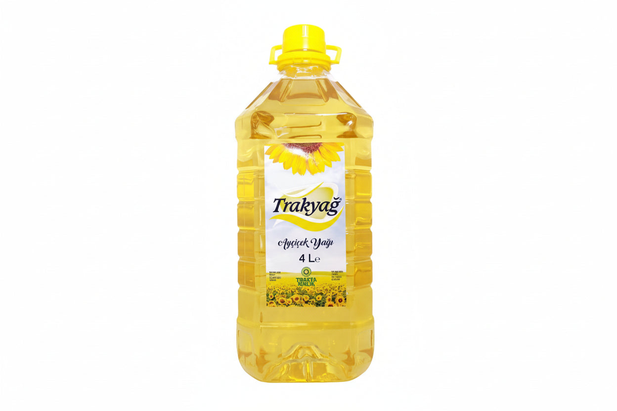 Trakyağ Ayçiçek Yağı 4 Lt Köşeli - Batman Sanal Market