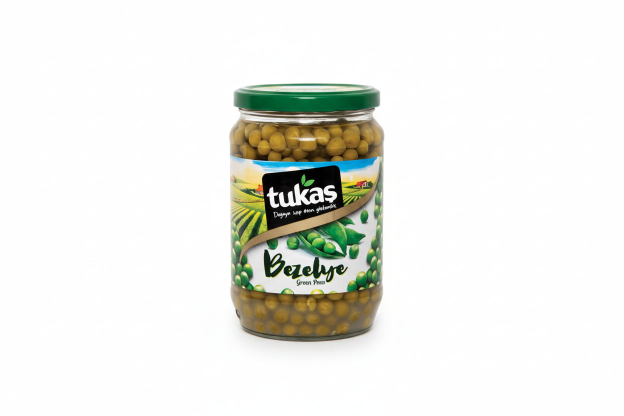 Tukaş Bezelye Cam 680gr