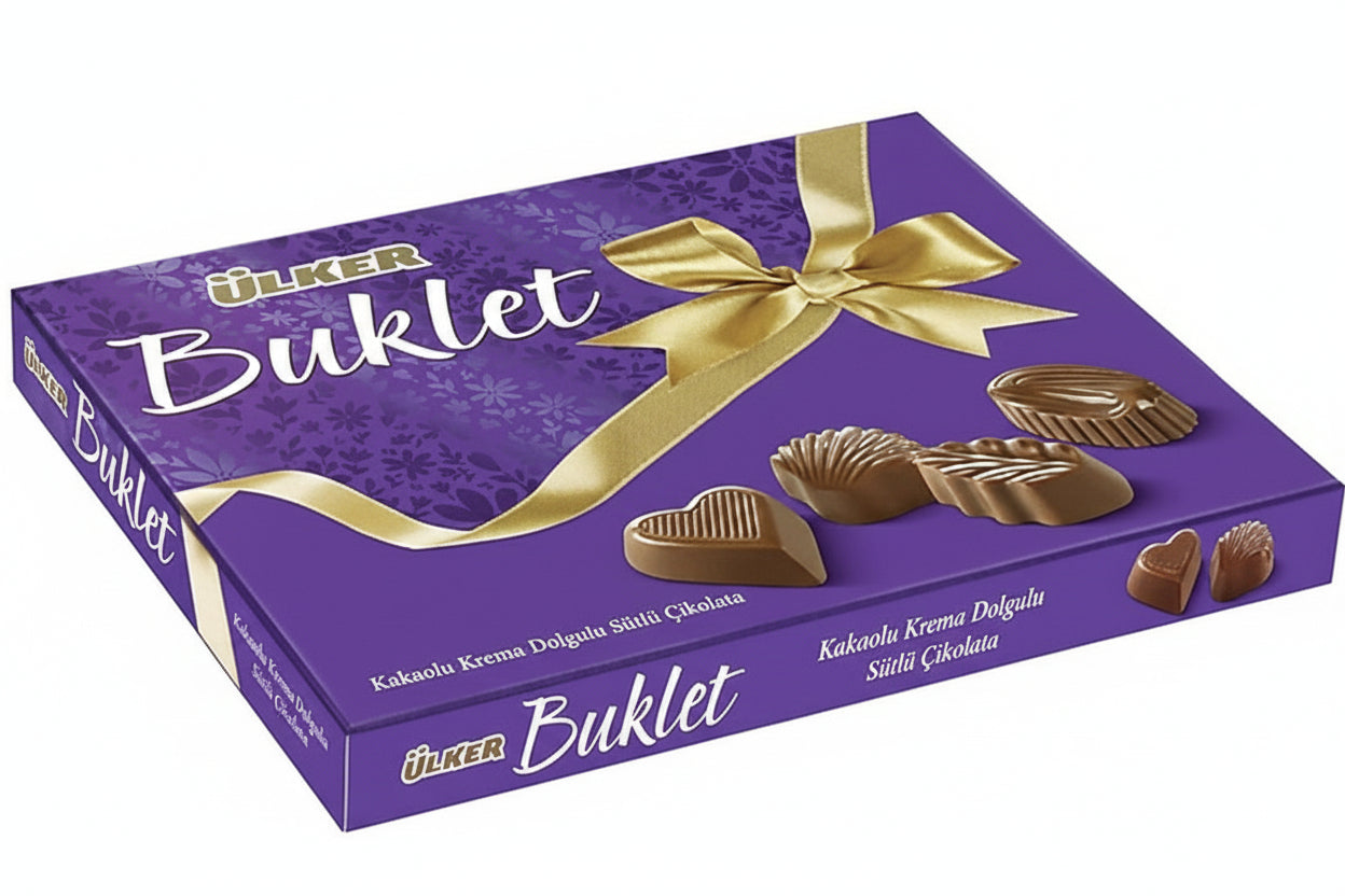 Ülker Buklet Dolgulu Sütlü Çikolata 200 Gr