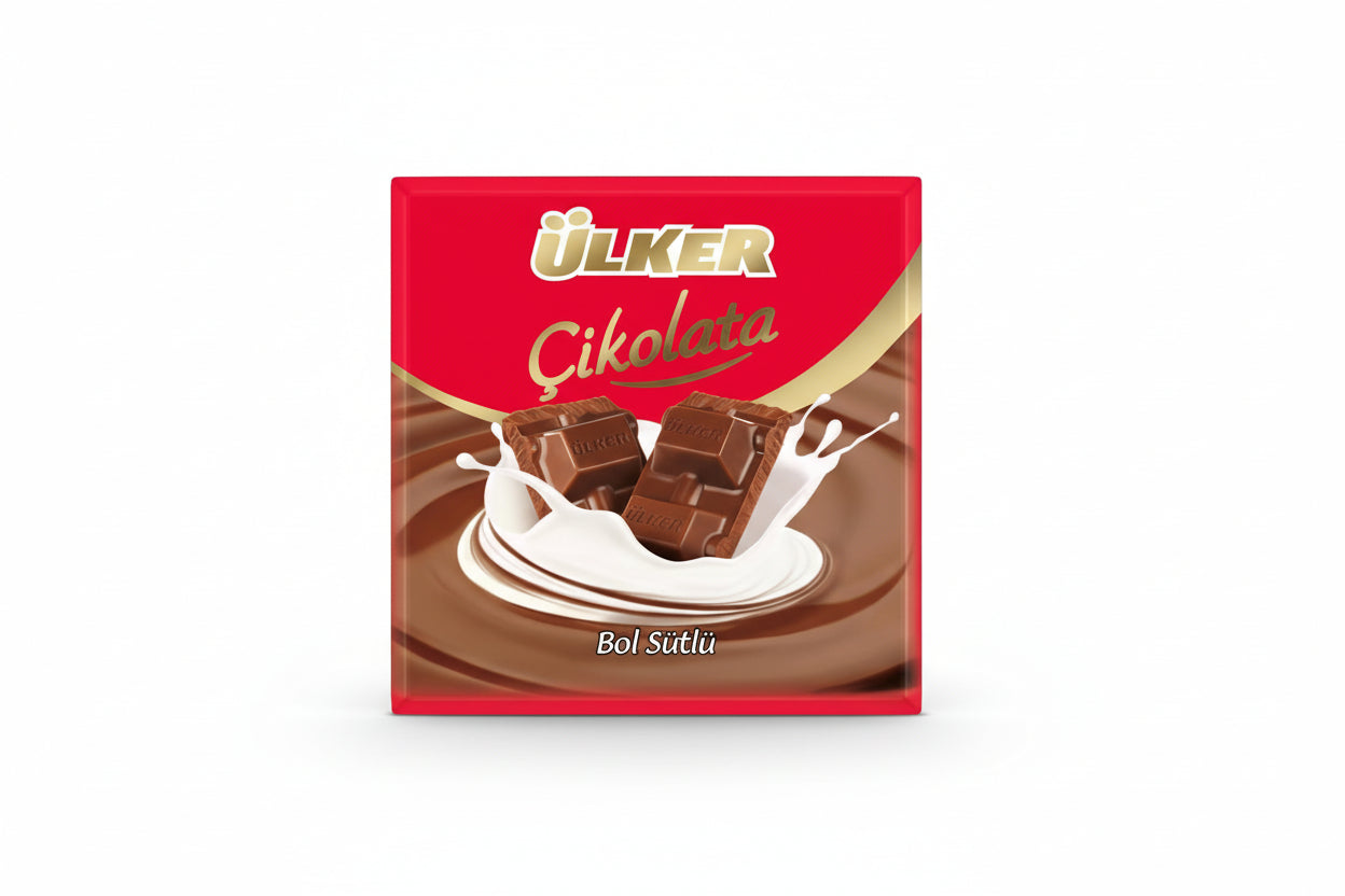 ÜLKER ÇİKOLATA SÜTLÜ KARE 60 GR - Batman Sanal Market