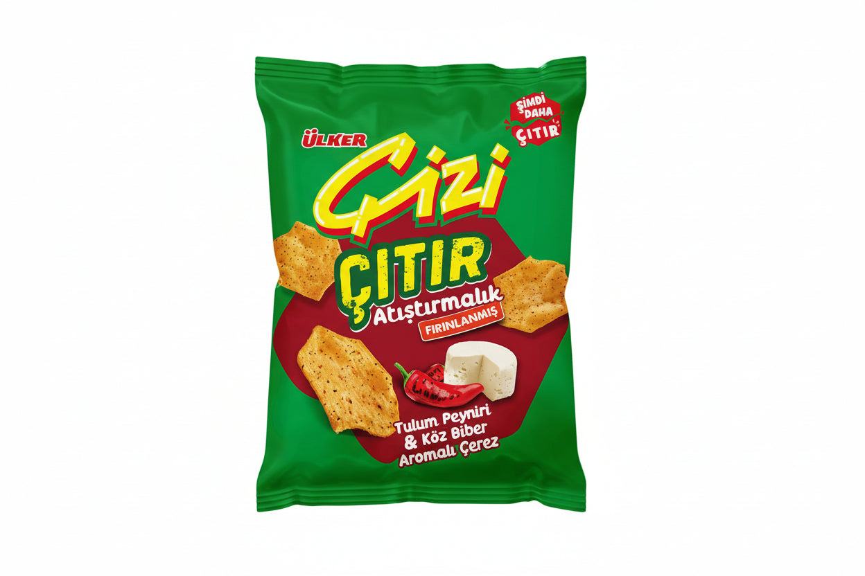 Ülker Çizi Cıtır Tulum Peynir&köz Biber 50 Gr