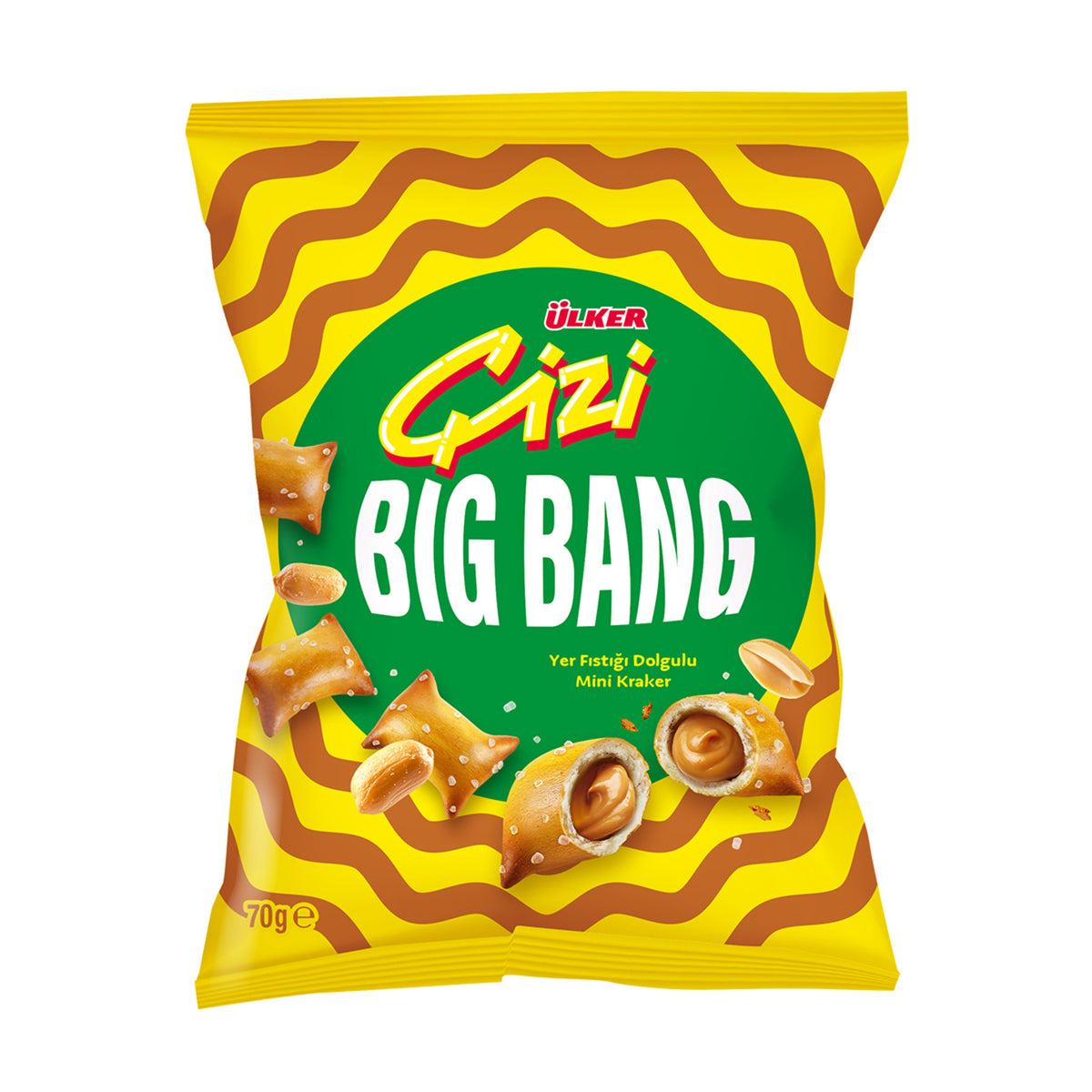 Ülker Çizi Big Bang Yer Fıstığı Dolgulu Mini Kraker - Batman Sanal Market
