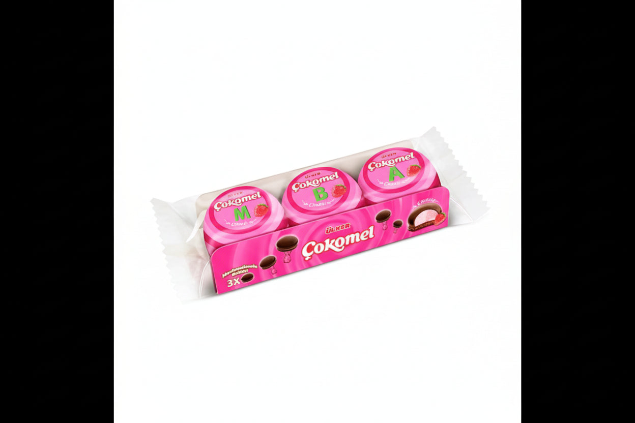 Ülker Çokomel Marshmallow Çilekli