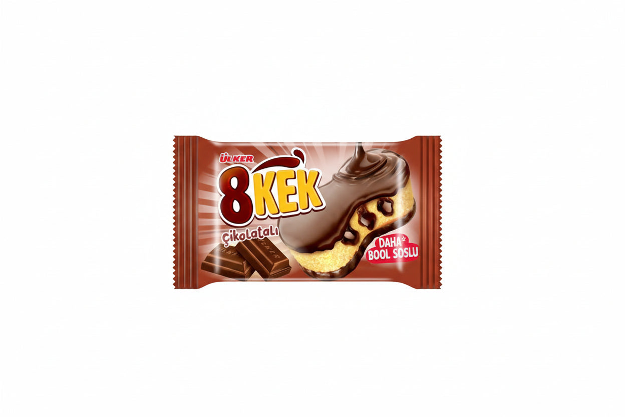 ÜLKER DANKEK 8KEK DUBLE ÇİKOLATALI 55 GR - Batman Sanal Market