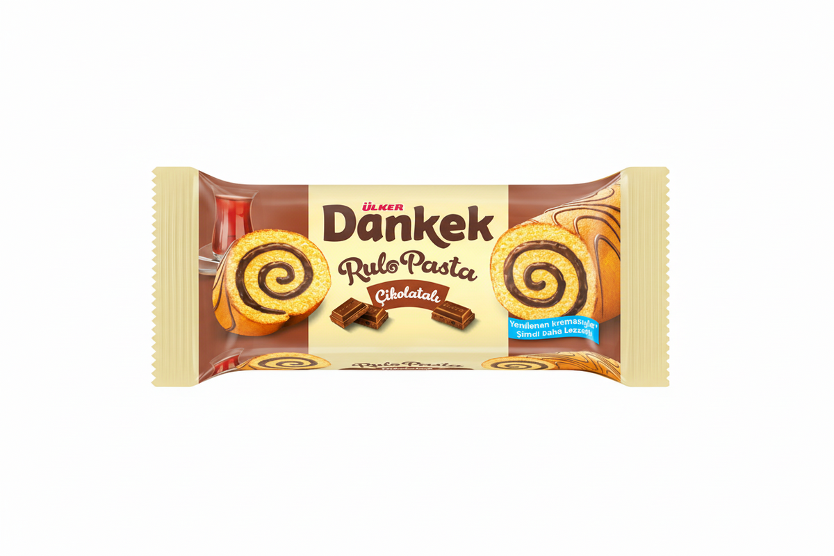 ÜLKER DANKEK RULO PASTA ÇİKOLATALI 235 GR - Batman Sanal Market