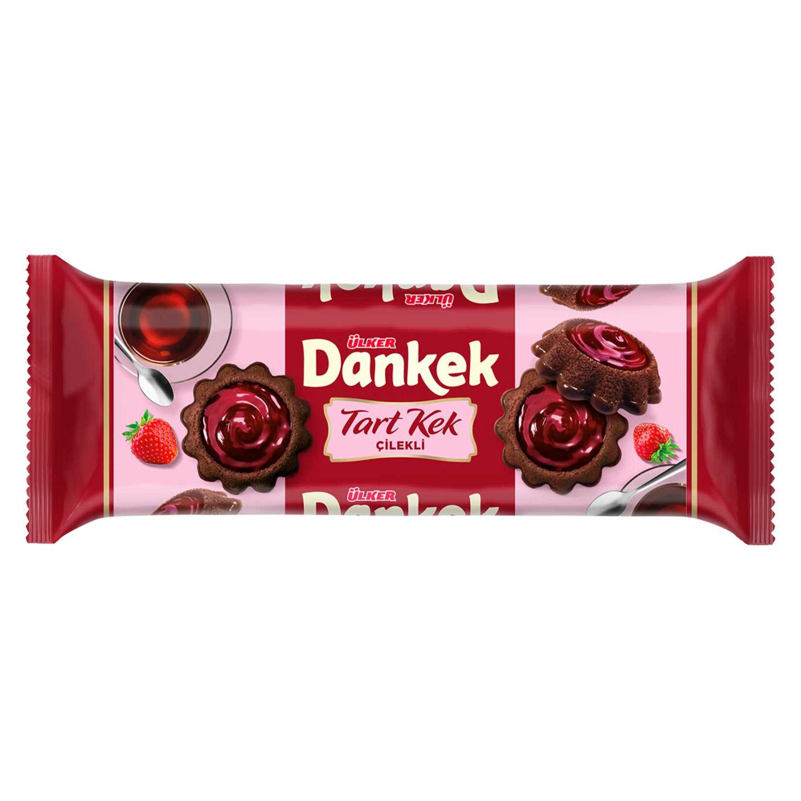 ÜLKER DANKEK TART KEK ÇİLEK 7'Lİ 180 GR - Batman Sanal Market