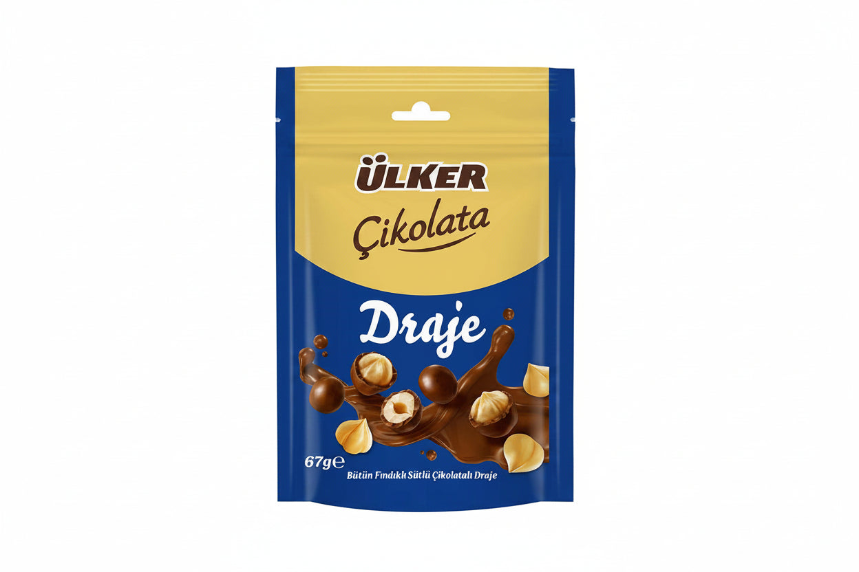 Ülker Fındıklı Draje Çikolatalı 67 Gr - Batman Sanal Market