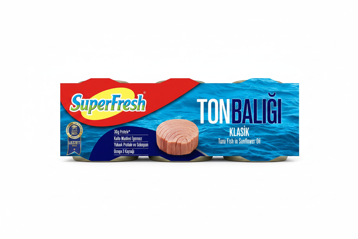 Superfresh Ton Balığı Ayçiçekli 4x75 Gr